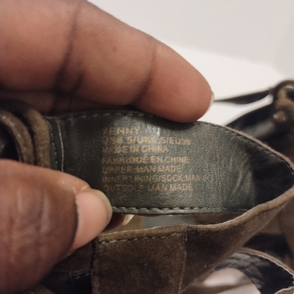 Shoe dazzle women's size US 8.5 BROWN Gladiator sandals with lace up str… - Picture 9 of 10